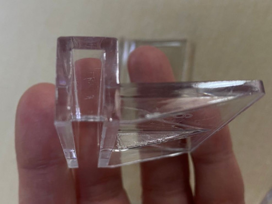 Держатели покровного стекла акрил (6 мм) – 4 шт