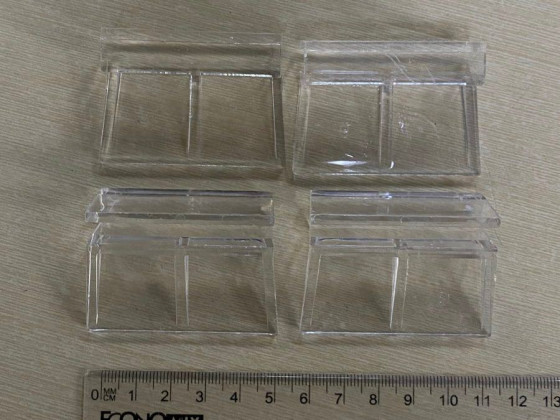 Держатели покровного стекла акрил (6 мм) – 4 шт