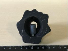 Декорация вулкан с распылителем 7*7*5см