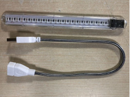 Фитолампа полного спектра с гибким держателем USB 14+7LCD