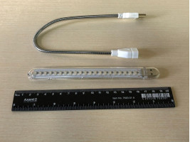 Фитолампа полного спектра с гибким держателем USB 14+7LCD