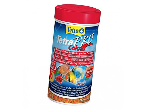 Сухой корм для аквариумных рыб Tetra в чипсах TetraPro Colour 100 мл (для всех рыбок)