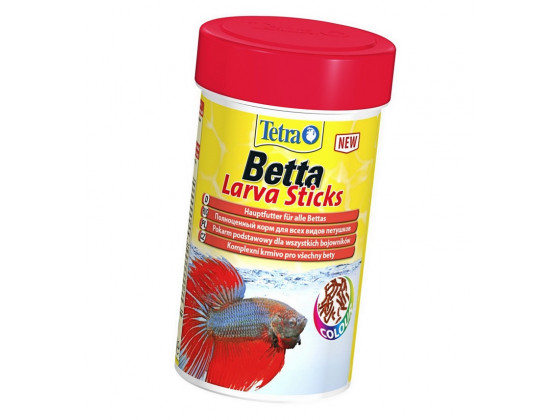 Сухой корм для аквариумных рыб Tetra в палочках Betta Larva Sticks 100 мл (для петушков)