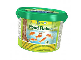 Сухой корм для прудовых рыб Tetra в хлопьях Pond Flakes 10 л (для всех прудовых рыб)