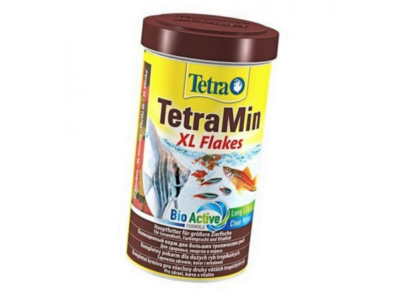 Сухой корм для аквариумных рыб Tetra в хлопьях TetraMin XL Flakes 500 мл (для всех рыбок)