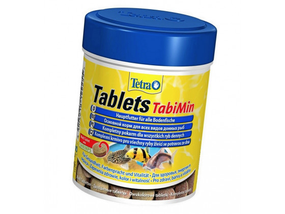 Сухий корм для акваріумних риб Tetra в таблетках Tablets TabiMin 120 шт. (Для донних риб)