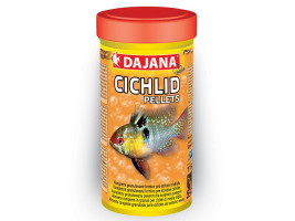 Корм Dajana CICHLID PELLETS гранулы для больших и средних цихлид 250мл/115гр