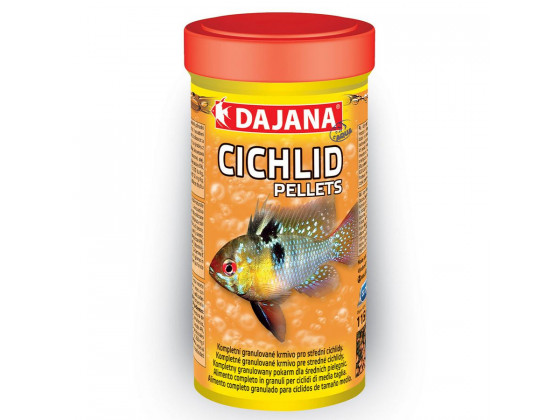 Корм Dajana CICHLID PELLETS гранули для великих та середніх цихлід 250мл/115гр