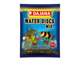 Корм Dajana WAFER DISCS mix чипсы для цветных донных рыб 80мл/25гр