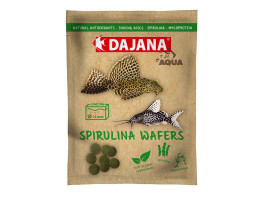 Корм Dajana SPIRULINA Wafers чіпси для донних травоїдних риб 80мл/25 гр