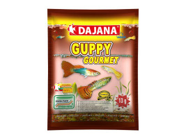 Корм Dajana GUPPY GOURMET пластівці комплексні для гупи з чясником 80мл/13г