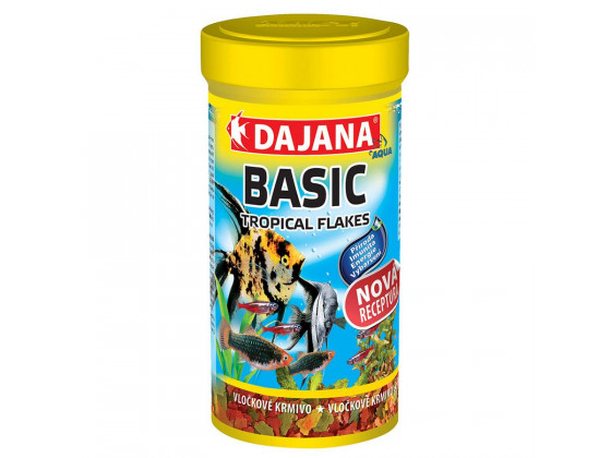 Корм Dajana TROPICA BASIC хлопья для всех аквариумных рыб 100мл/20гр