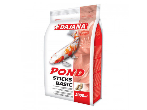 Корм Dajana POND STICK BASIC белые палочки для прудовых рыб 2000мл/180гр