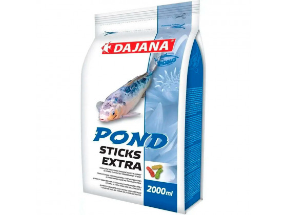 Корм Dajana POND STICK EXTRA трьохкольорові палички для ставкових риб 2000мл/160г