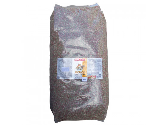 Корм для прудовых рыб Dajana POND PELLETS EXTRA трехцветные гранулы 5 кг