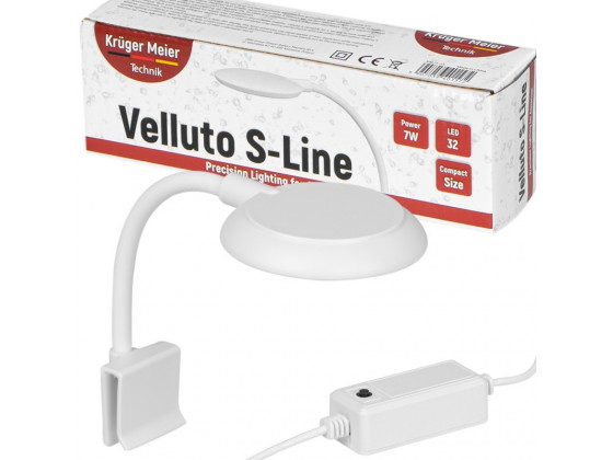 Світильник LED Kruger Meier Velluto S-Line 7W для акваріумів 10–40 літрів та рослин Світильник LED Kruger Meier Velluto S-Line 7W для акваріумів 10–40 літрів та рослин