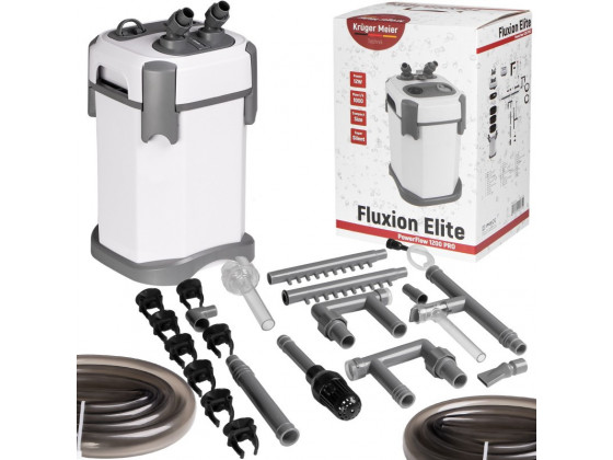 Наружный фильтр Kruger Meier Fluxion Elite 1200 PRO для аквариумов 100-250 литров Наружный фильтр Kruger Meier Fluxion Elite 1200 PRO для аквариумов 100-250 литров