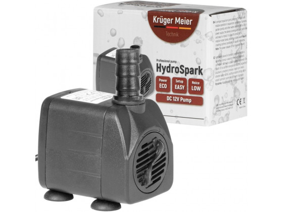 Помпа подъемная Kruger Meier HydroSpark 1250 – мини насос 12V, 1000 л/час Помпа подъемная Kruger Meier HydroSpark 1250 – мини насос 12V, 1000 л/час
