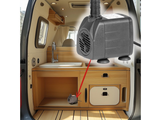 Помпа подъемная Kruger Meier HydroSpark 1750 – мини насос 12V, 1500 л/час Помпа подъемная Kruger Meier HydroSpark 1750 – мини насос 12V, 1500 л/час