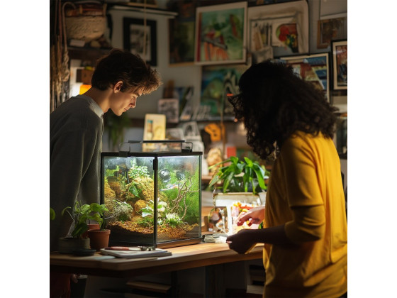 Светильник LED 20-30см для террариумов с контроллером времени Terrario ReptoRay 8W Светильник LED 20-30см для террариумов с контроллером времени Terrario ReptoRay 8W