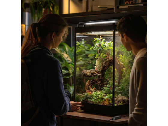 Светильник LED 30-40см для террариумов с контроллером времени Terrario ReptoRay 10W Светильник LED 30-40см для террариумов с контроллером времени Terrario ReptoRay 10W