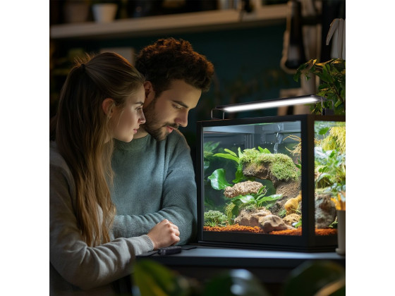 Светильник LED 40-50см для террариумов с контроллером времени Terrario ReptoRay 12W Светильник LED 40-50см для террариумов с контроллером времени Terrario ReptoRay 12W