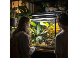 Світильник LED 50-60см для тераріумів з контролером часу Terrario ReptoRay 15W