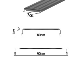 Светильник LED 80-90см для террариумов с контроллером времени Terrario ReptoRay 24W