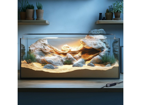 Светильник LED 80-90см для террариумов с контроллером времени Terrario ReptoRay 24W