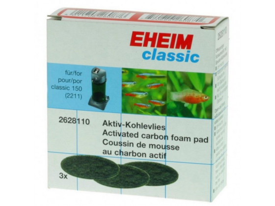 Фільтруючі прокладки з активованим вуглем для Eheim Classic 150 