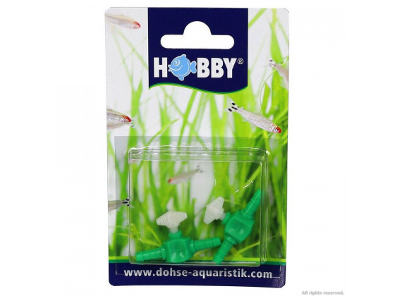 Кран для шлангу 4/6мм Hobby Air Valve 2шт