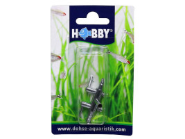 Кран на два выхода металл Hobby Metallic Air Valve 4/6мм 2-Ways