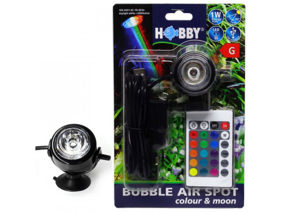 Розпилювач з LED освітленням Hobby Bubble Air Spot colour & moon 