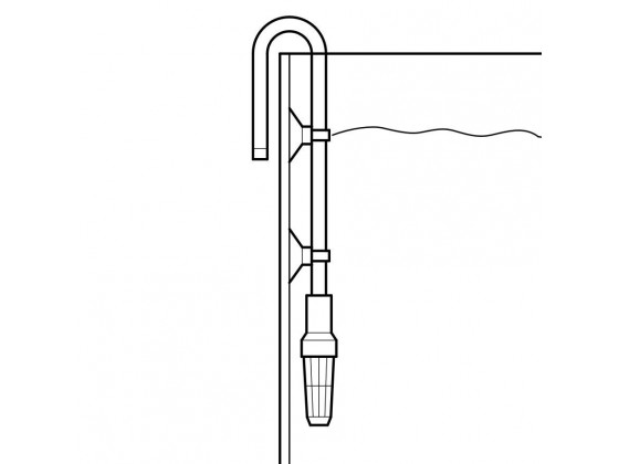 Трубка входная Eheim intake pipe 16/22 475мм