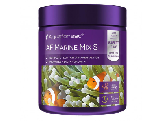 Корм Aquaforest AF Marine mix S 120 г - дрібні гранули для хижих та всеїдних морських риб