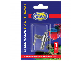 Кран металлический Aqua Nova NV-S-THREAD-1 на один выход для шланга 4/6 мм с резьбой