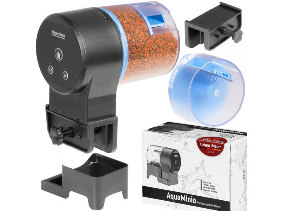 Автоматична годівничка для акваріума Kruger Meier AquaMinio 250 з двома камерами, батарейки