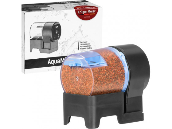 Автоматична годівничка для акваріума Kruger Meier AquaMinio 250 з двома камерами, батарейки