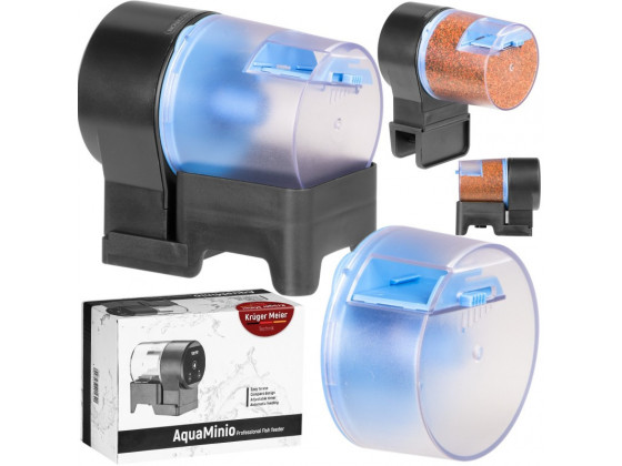 Автоматична годівничка для акваріума Kruger Meier AquaMinio 250 з двома камерами, батарейки