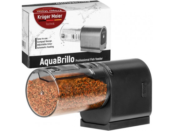 Автоматическая кормушка для рыб Kruger Meier AquaBrillo 90 с аккумулятором 3 режима