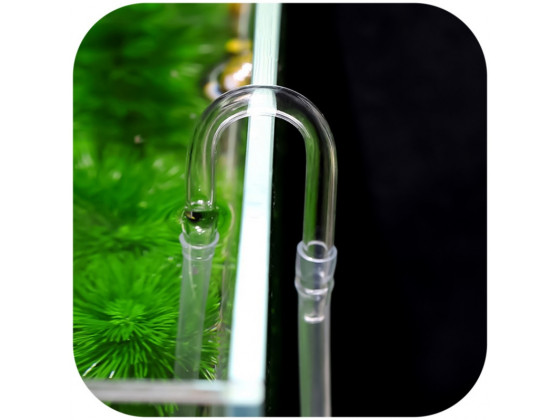 Акриловое колено Chihiros U Clip L для шланга 4/6мм, 10–12 мм.