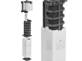 Внутрішній фільтр Kruger Meier UV Cube Pro X з УФ-стерилізацією та аерацією для акваріумів до 250 л.