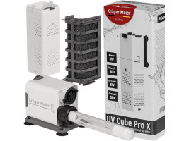 Внутрішній фільтр Kruger Meier UV Cube Pro X з УФ-стерилізацією та аерацією для акваріумів до 250 л.