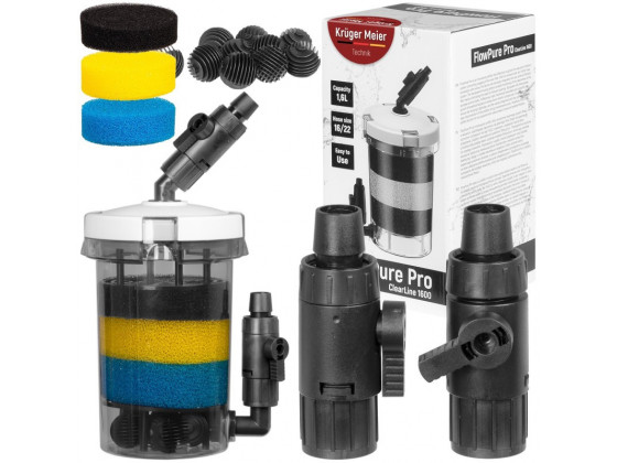 Зовнішній префільтр для акваріума Kruger Meier FlowPure Pro 1600 