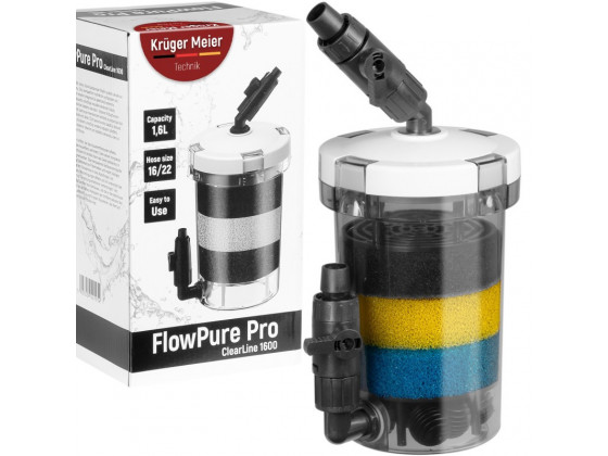 Зовнішній префільтр для акваріума Kruger Meier FlowPure Pro 1600 