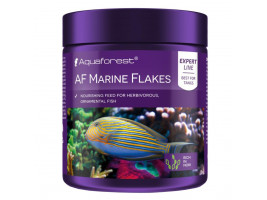 Корм для морських риб AF Marine Flakes 25 г - пластівці з норі та спіруліною для травоїдних і всеїдних риб