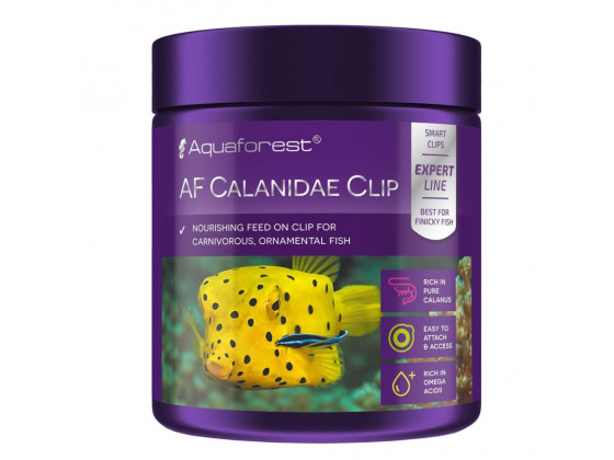 Корм для морських риб Aquaforest AF Calanidae Clip 100 г - натуральний кліп-корм з планктоном Calanus