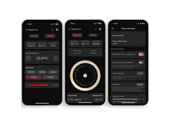 Камень греющий Chihiros Heater Pro 12/16мм, 10-1000W с управлением через приложение