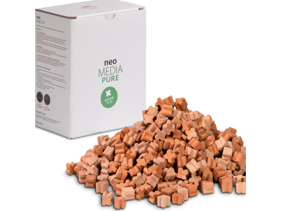 Наполнитель для биофильтрации с нейтральным pH Aquario Neo Media Pure Quad 5л.