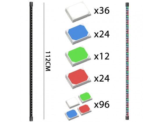 Світильник Kruger Meier LAFLORA S-Line 120 112см 18W LED для акваріума з таймером